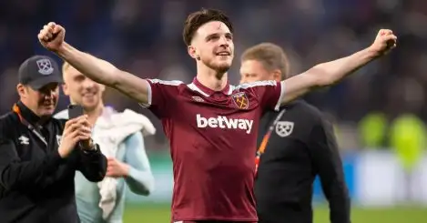 Transfer Gossip: Man Utd offer new player in bid to win Declan Rice hunt, but West Ham star ‘getting closer’ to rival club; Messi urges Barcelona to sign Tottenham man