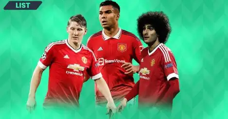 Ranking every midfielder Manchester United have signed since Sir Alex Ferguson retired: Casemiro comes in second