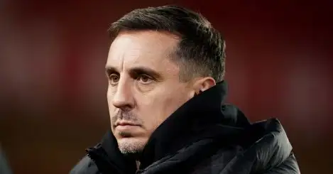 Neville slams ’embarrassing’ Man Utd star and goes in on Ten Hag’s side for ‘shambles’ performance