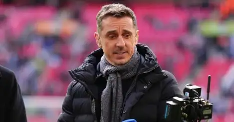 Gary Neville names two ‘erratic’ Arsenal players who will prevent title push as links to £80m star strengthen