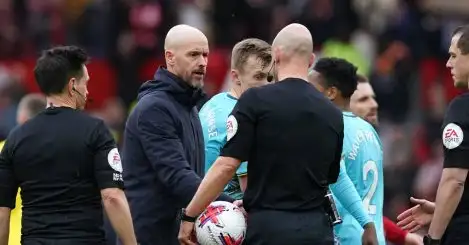 Ten Hag takes swipe at referee who ‘influenced the game’ in showing Casemiro red card