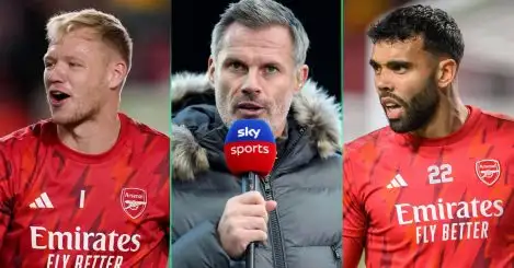 Carragher slams Raya AND Ramsdale in scathing critique of Arsenal goalkeeper mess – ‘Absolutely all over the place’